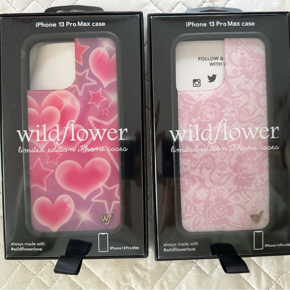 TWO WILDFLOWER CASES FOR iPhone 13 Pro Max